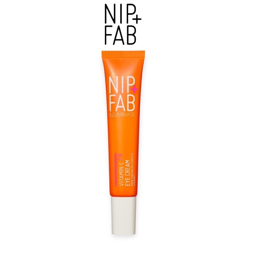 Nip+Fab Vitamin C Fix Eye Cream 10% 15ml | Brighten, Depuff & Smooth Under-Eyes